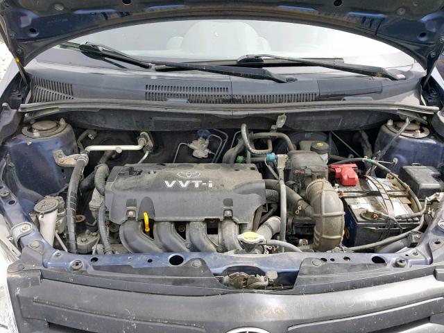 JTKKT624350088724 - 2005 TOYOTA SCION XA BLUE photo 7