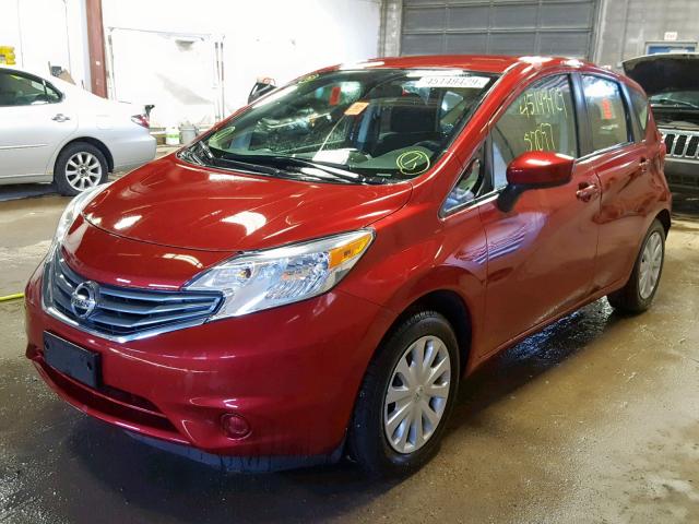 3N1CE2CP7GL401483 - 2016 NISSAN VERSA NOTE RED photo 2