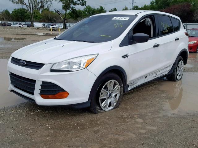 1FMCU0F73DUC20197 - 2013 FORD ESCAPE S WHITE photo 2