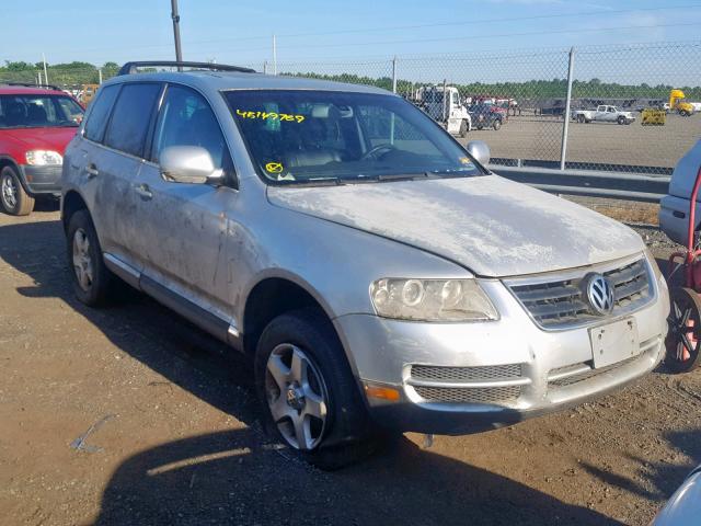 WVGBC67L84D036970 - 2004 VOLKSWAGEN TOUAREG 3. GRAY photo 1