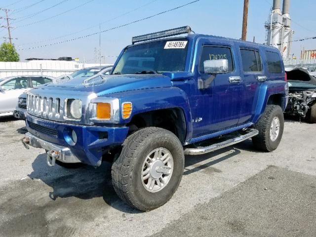 5GTDN136368184944 - 2006 HUMMER H3 BLUE photo 2