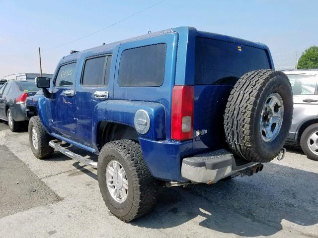 5GTDN136368184944 - 2006 HUMMER H3 BLUE photo 3