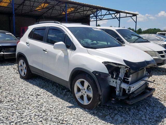 KL7CJMSB6GB695225 - 2016 CHEVROLET TRAX LTZ WHITE photo 1