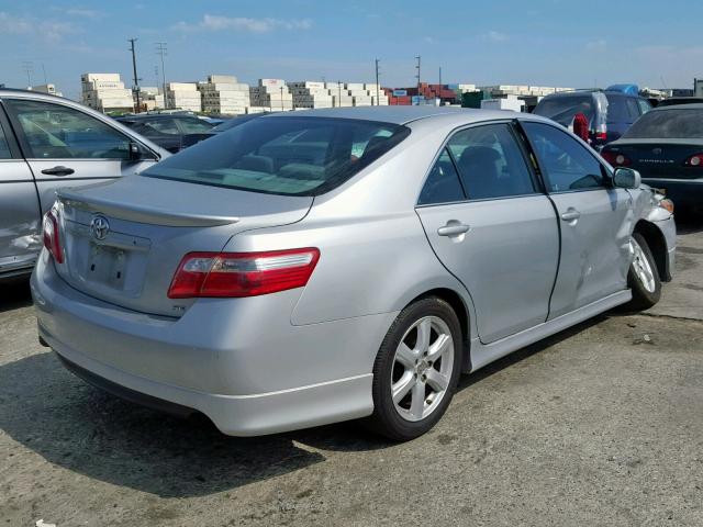 4T1BE46K07U679048 - 2007 TOYOTA CAMRY NEW SILVER photo 4