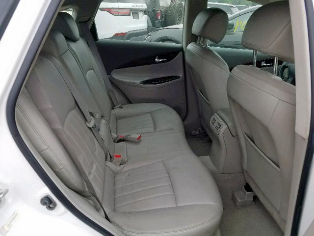 JNKAJ09E48M305990 - 2008 INFINITI EX35 BASE WHITE photo 6