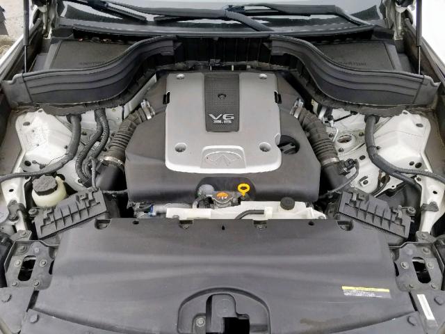 JNKAJ09E48M305990 - 2008 INFINITI EX35 BASE WHITE photo 7