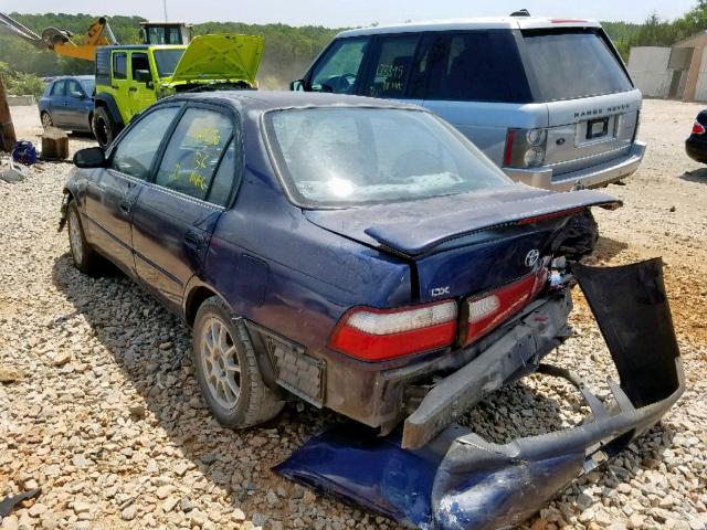 1NXBB02E5VZ596617 - 1997 TOYOTA COROLLA DX BLUE photo 3