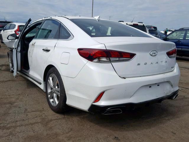 5NPE34AFXJH632208 - 2018 HYUNDAI SONATA SPO WHITE photo 3