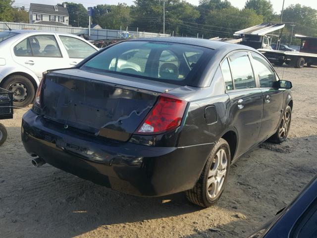 1G8AL52F14Z106978 - 2004 SATURN ION LEVEL BLACK photo 4