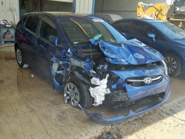 KMHCT5AE0GU266418 - 2016 HYUNDAI ACCENT SE BLUE photo 1