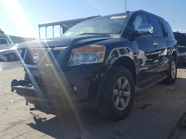 5N1AA08C18N607602 - 2008 NISSAN ARMADA SE BLACK photo 2