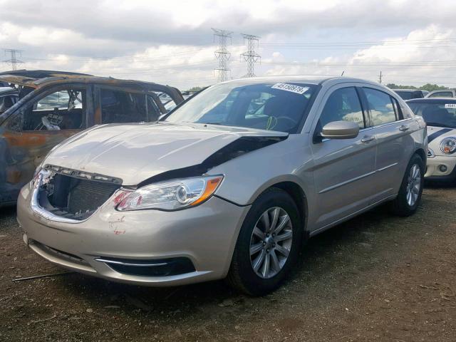 1C3CCBBG5DN659781 - 2013 CHRYSLER 200 TOURIN GOLD photo 2