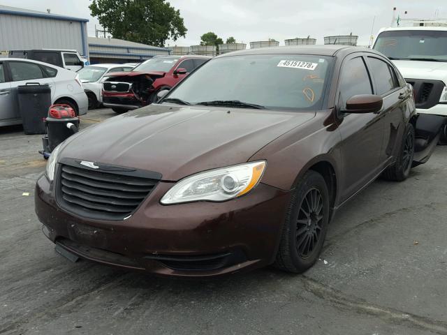 1C3CCBBB1CN331096 - 2012 CHRYSLER 200 TOURIN BROWN photo 2