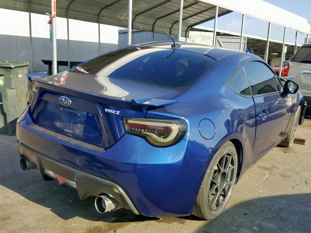 JF1ZCAC10D2612952 - 2013 SUBARU BRZ 2.0 LI BLUE photo 4