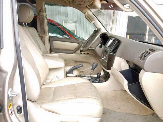 JTEHT05J652073196 - 2005 TOYOTA LAND CRUIS GOLD photo 5