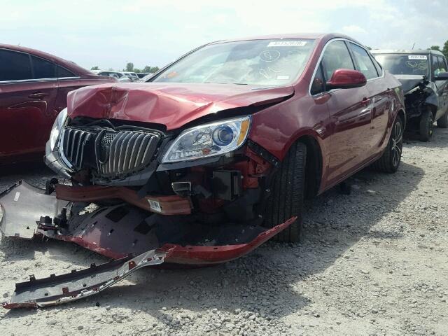 1G4PW5SK8G4184501 - 2016 BUICK VERANO SPO BURGUNDY photo 2