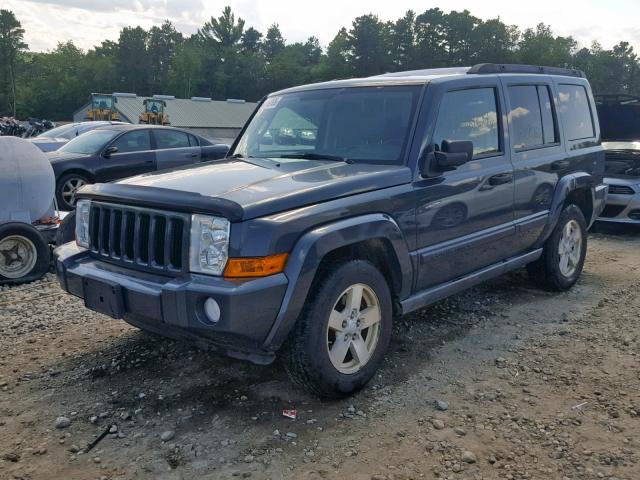 1J8HG48K06C327204 - 2006 JEEP COMMANDER BLUE photo 2