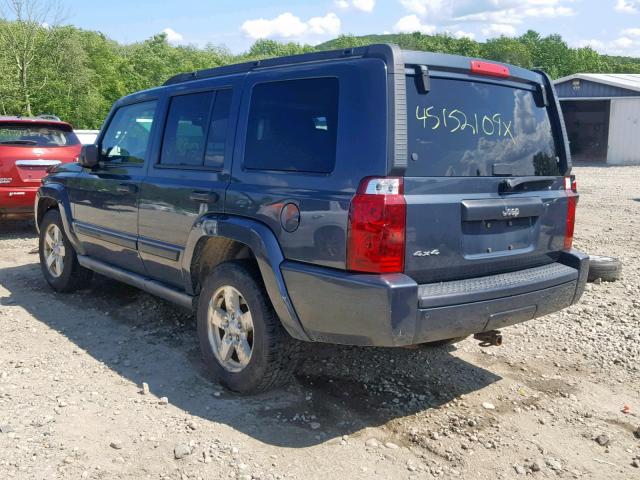 1J8HG48K06C327204 - 2006 JEEP COMMANDER BLUE photo 3