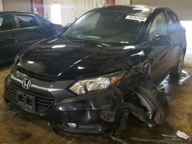 3CZRU6H75GM730052 - 2016 HONDA HR-V EXL BLACK photo 2