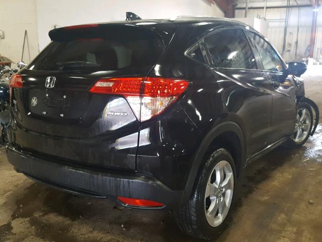 3CZRU6H75GM730052 - 2016 HONDA HR-V EXL BLACK photo 4