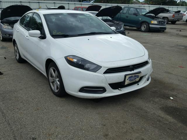 1C3CDFBB4FD180415 - 2015 DODGE DART SXT WHITE photo 1