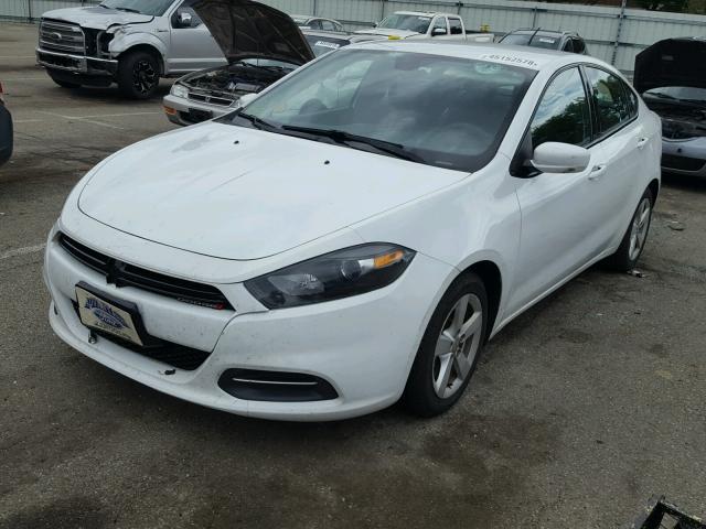 1C3CDFBB4FD180415 - 2015 DODGE DART SXT WHITE photo 2