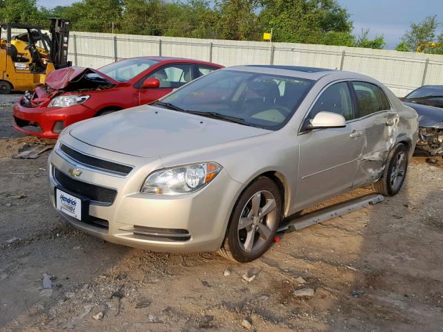 1G1ZC5E17BF239874 - 2011 CHEVROLET MALIBU 1LT 棕色 照片 2