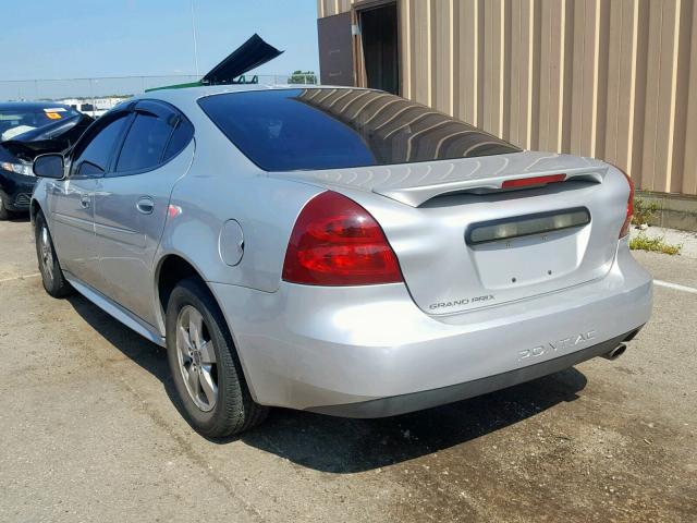 2G2WP522351279848 - 2005 PONTIAC GRAND PRIX SILVER photo 3