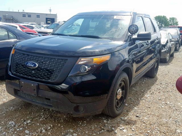 1FM5K8AT3FGA56971 - 2015 FORD EXPLORER P BLACK photo 2