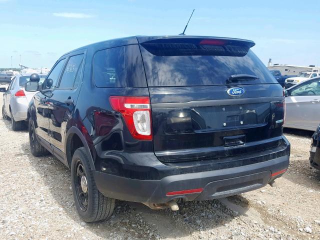 1FM5K8AT3FGA56971 - 2015 FORD EXPLORER P BLACK photo 3