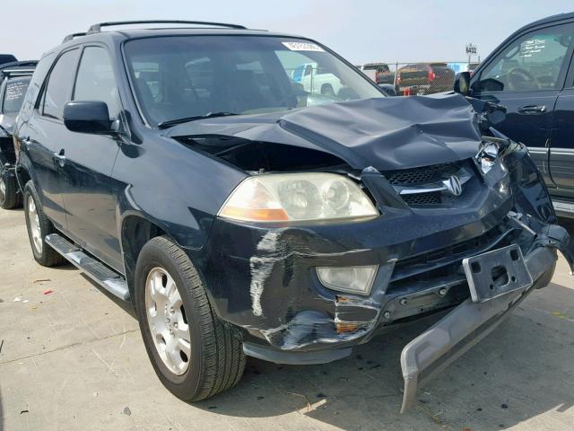 2HNYD18252H537488 - 2002 ACURA MDX BLACK photo 1