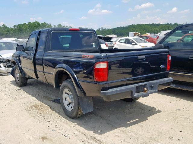 1FTYR14UX4PA28851 - 2004 FORD RANGER SUP BLACK photo 3