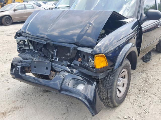 1FTYR14UX4PA28851 - 2004 FORD RANGER SUP BLACK photo 9