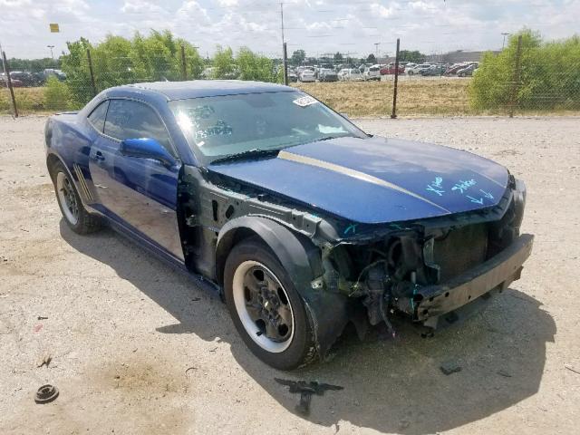 2G1FA1EV8A9185156 - 2010 CHEVROLET CAMARO LS BLUE photo 1