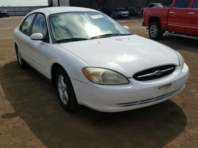 1FAFP55U1YG292720 - 2000 FORD TAURUS SES WHITE photo 1