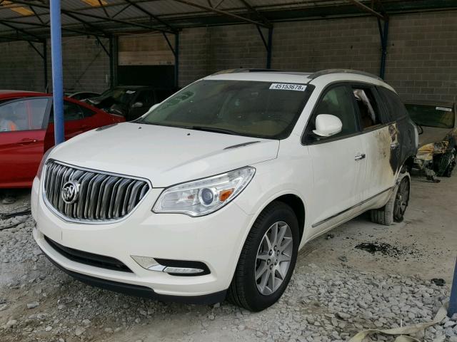 5GAKRBKD6FJ318204 - 2015 BUICK ENCLAVE WHITE photo 2