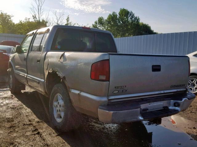 1GCDT13W11K209641 - 2001 CHEVROLET S TRUCK S1 GRAY photo 3