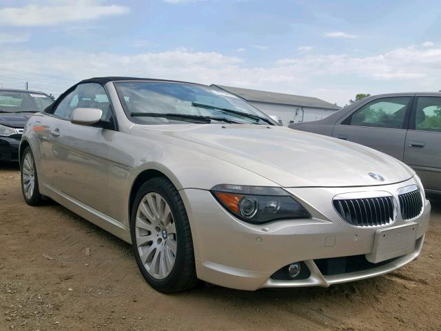 WBAEK73405B325621 - 2005 BMW 645 CI AUT BEIGE photo 1