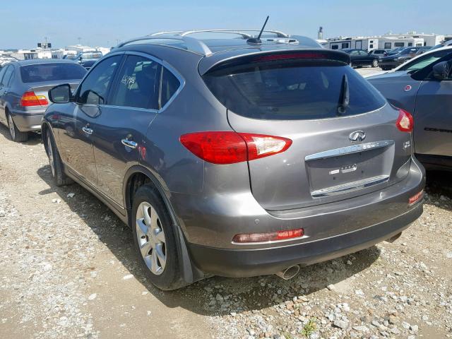 JNKAJ09E59M900641 - 2009 INFINITI EX35 BASE GRAY photo 3