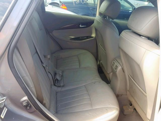 JNKAJ09E59M900641 - 2009 INFINITI EX35 BASE GRAY photo 6