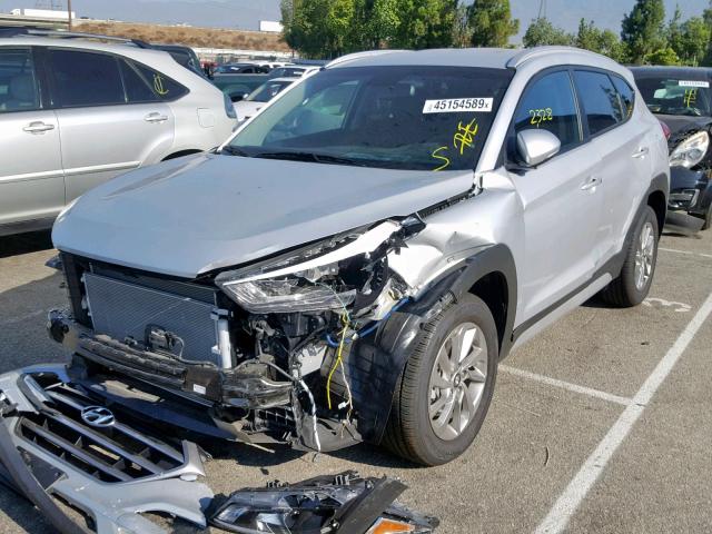 KM8J33A42JU778904 - 2018 HYUNDAI TUCSON SEL SILVER photo 2