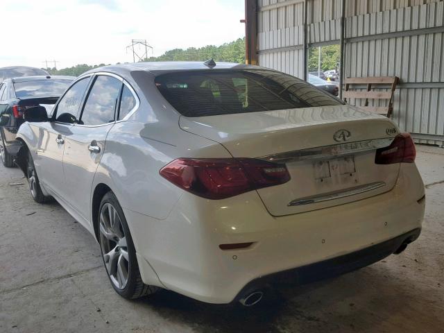 JN1BY1AP2GM220314 - 2016 INFINITI Q70 3.7 WHITE photo 3