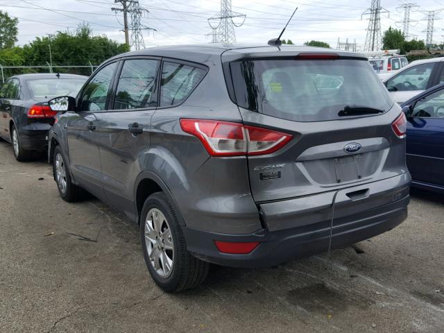 1FMCU0F76DUC42470 - 2013 FORD ESCAPE S GRAY photo 3