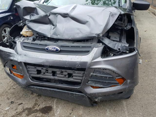 1FMCU0F76DUC42470 - 2013 FORD ESCAPE S GRAY photo 9