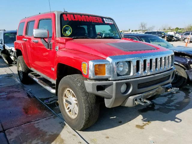 5GTDN136268175362 - 2006 HUMMER H3 RED photo 1