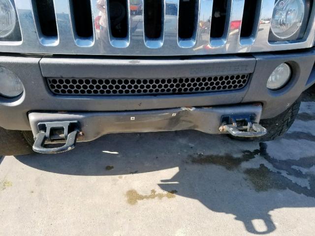 5GTDN136268175362 - 2006 HUMMER H3 RED photo 9