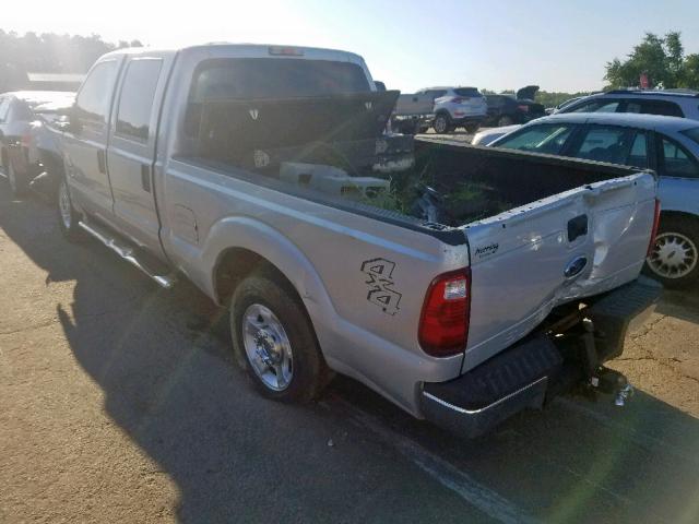 1FT7W2BT9FEB61314 - 2015 FORD F250 SUPER GRAY photo 3