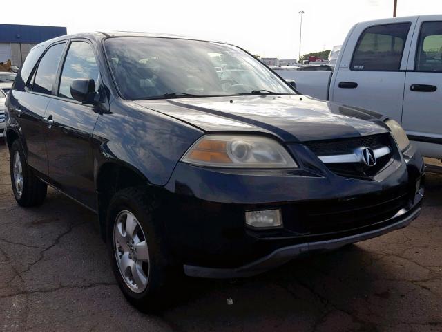 2HNYD18255H555607 - 2005 ACURA MDX BLACK photo 1