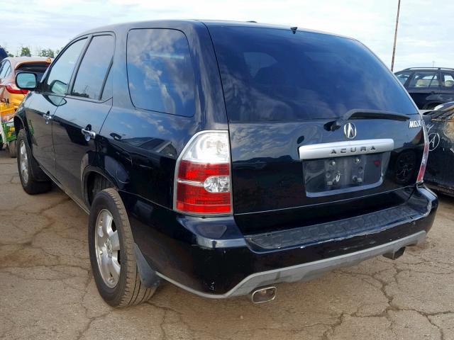 2HNYD18255H555607 - 2005 ACURA MDX BLACK photo 3