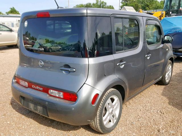 JN8AZ28R69T115260 - 2009 NISSAN CUBE BASE GRAY photo 4